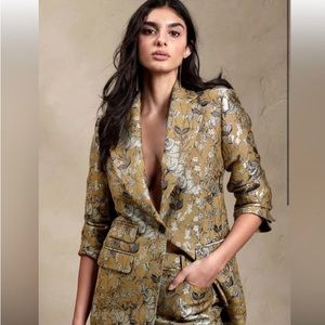 BANANA REPUBLIC - ECLAT BROCADE BLAZER